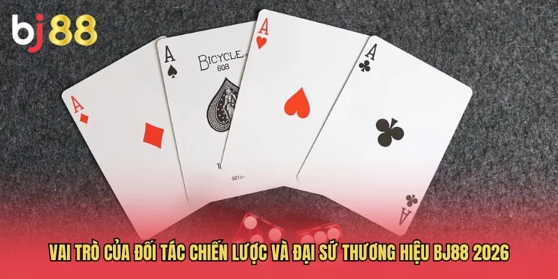 Vai tr&ograve; của đối t&aacute;c chiến lược v&agrave; đại sứ thương hiệu BJ88 2026